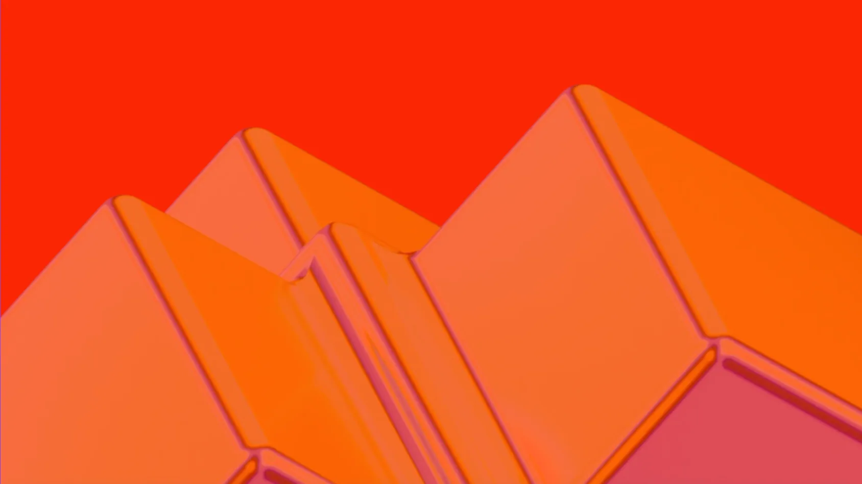 Fundo vermelho e laranja da jornada