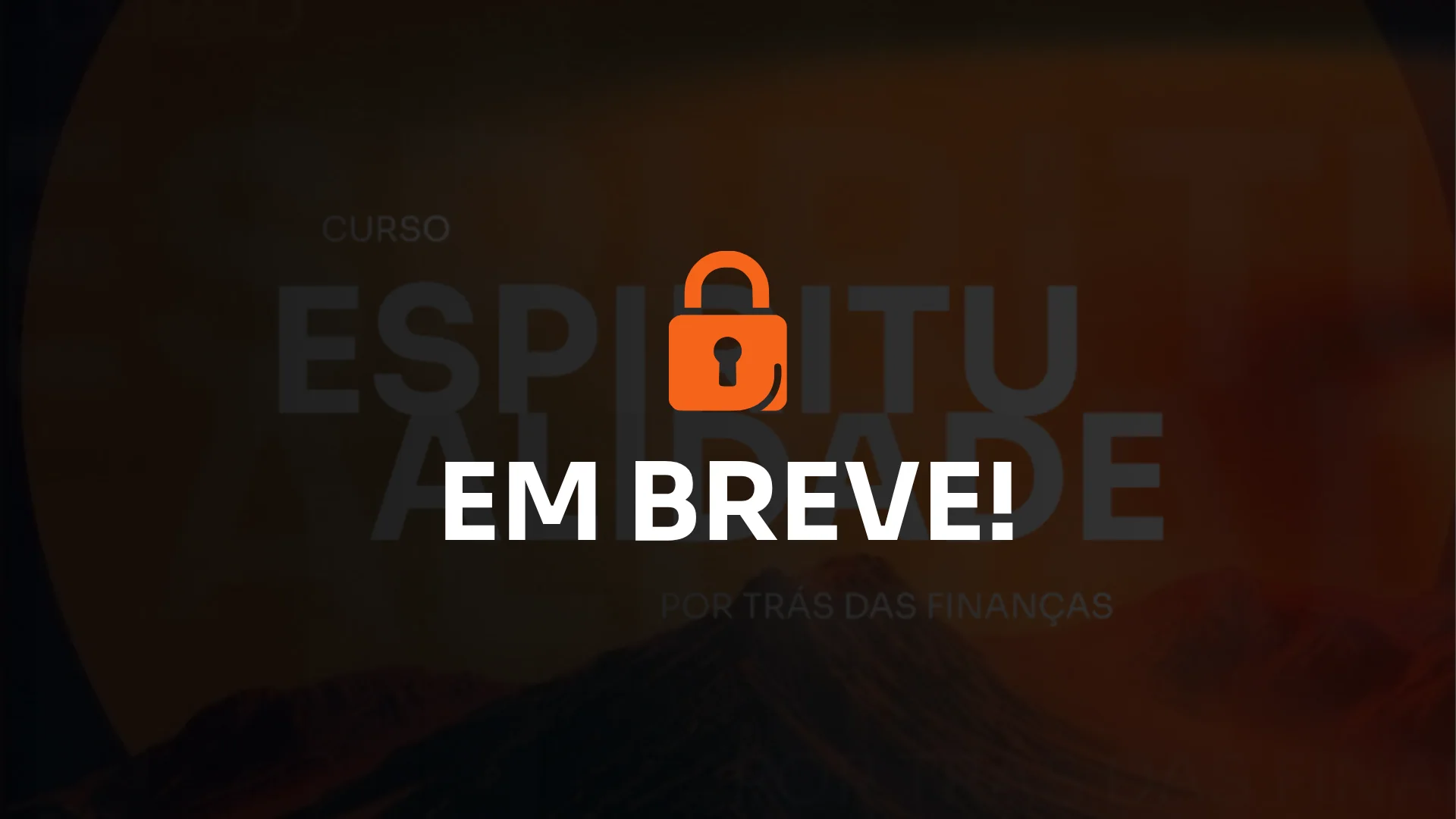Capa de Espiritualidade por trás das Finanças